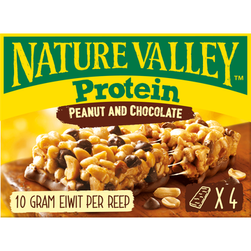 Nature Valley Protein bar peanut & chocolate 4-pack