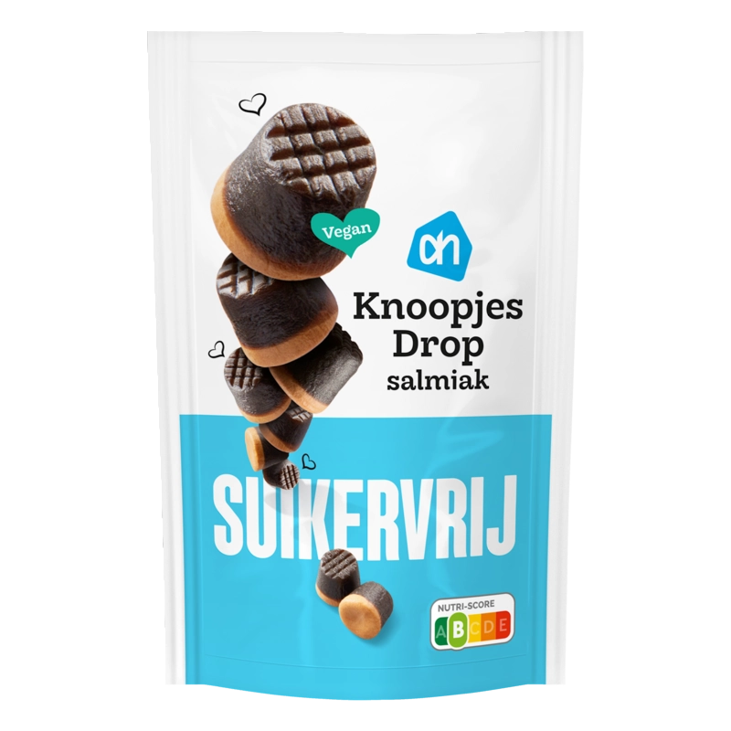 AH Knoopjesdrop salmiak suikervrij