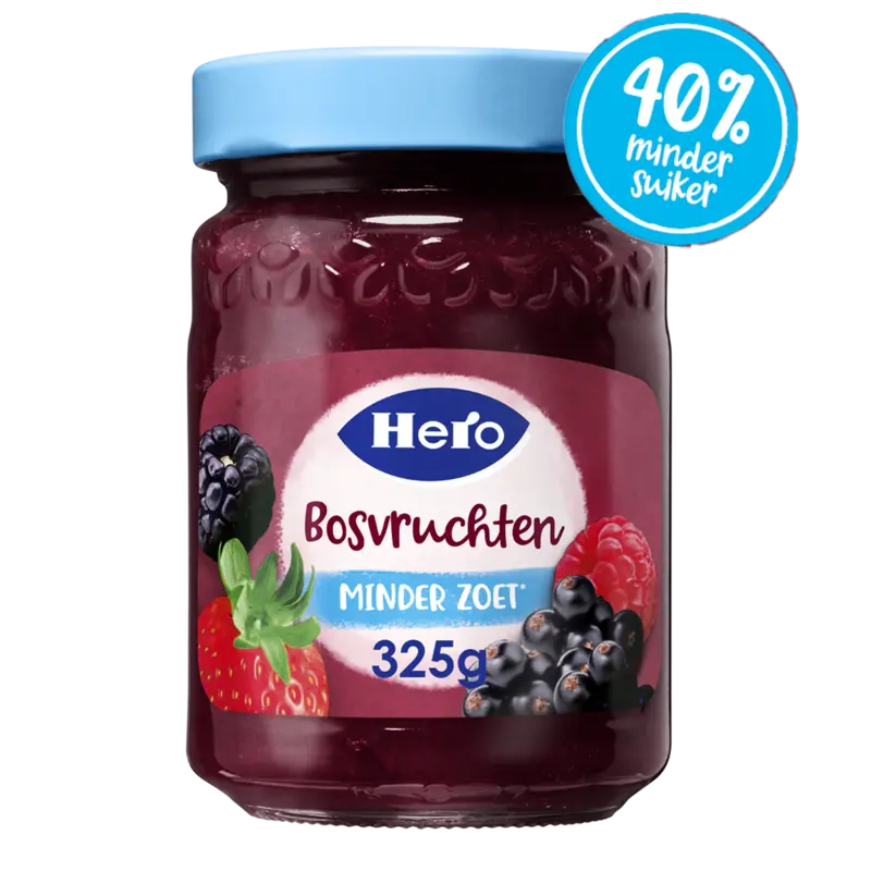 Hero Jam minder zoet bosvruchten
