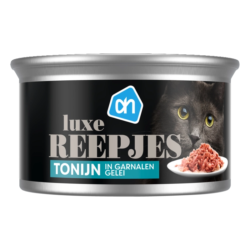 AH Luxe tonijn reepjes met garnaal gelei