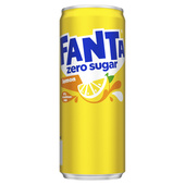 Fanta lemon zero blik 250 ml