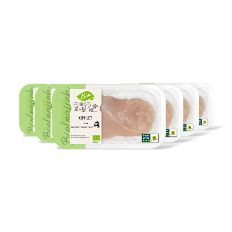AH Biologisch Kipfilet 1 stuk 6-pack