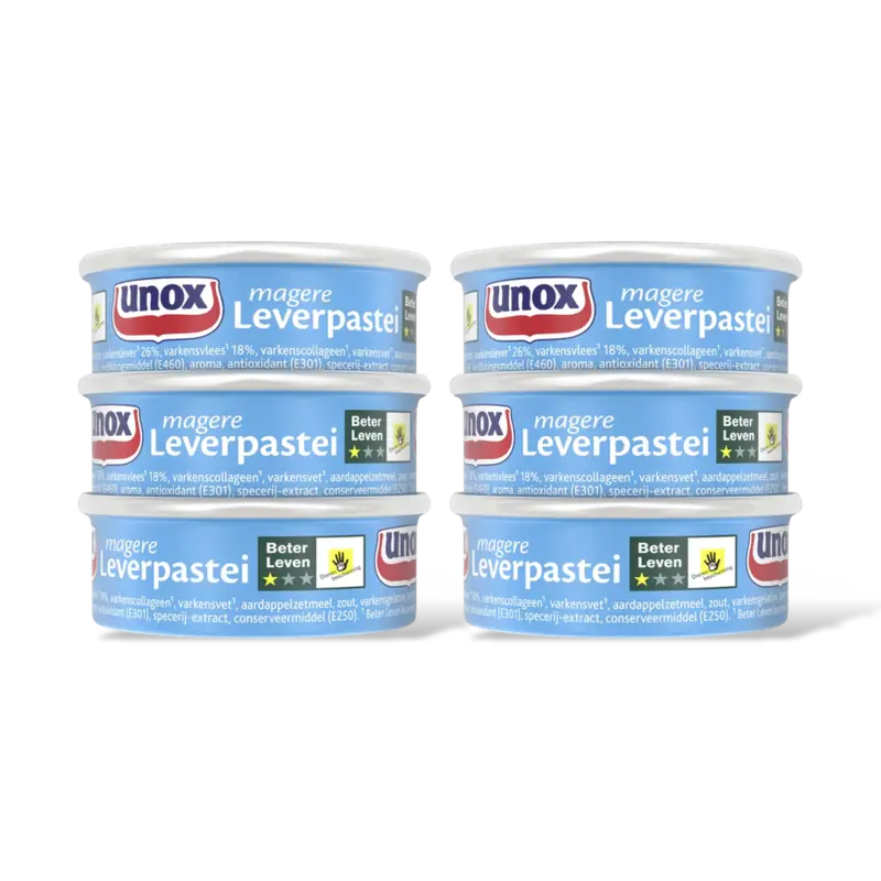 Unox Magere leverpastei 2-pack