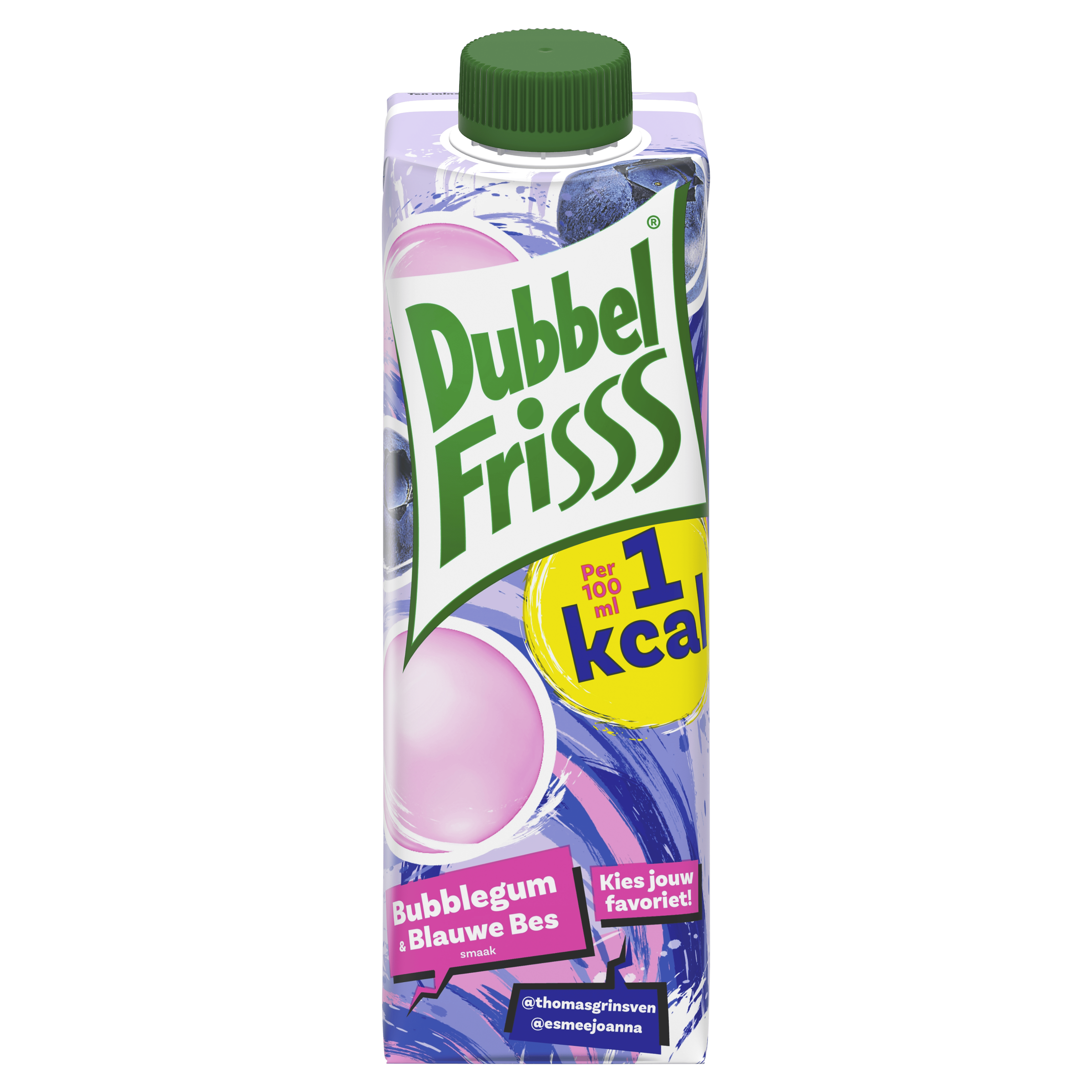 Dubbelfrisss 1Kcal Smaakmakers Bubblegum