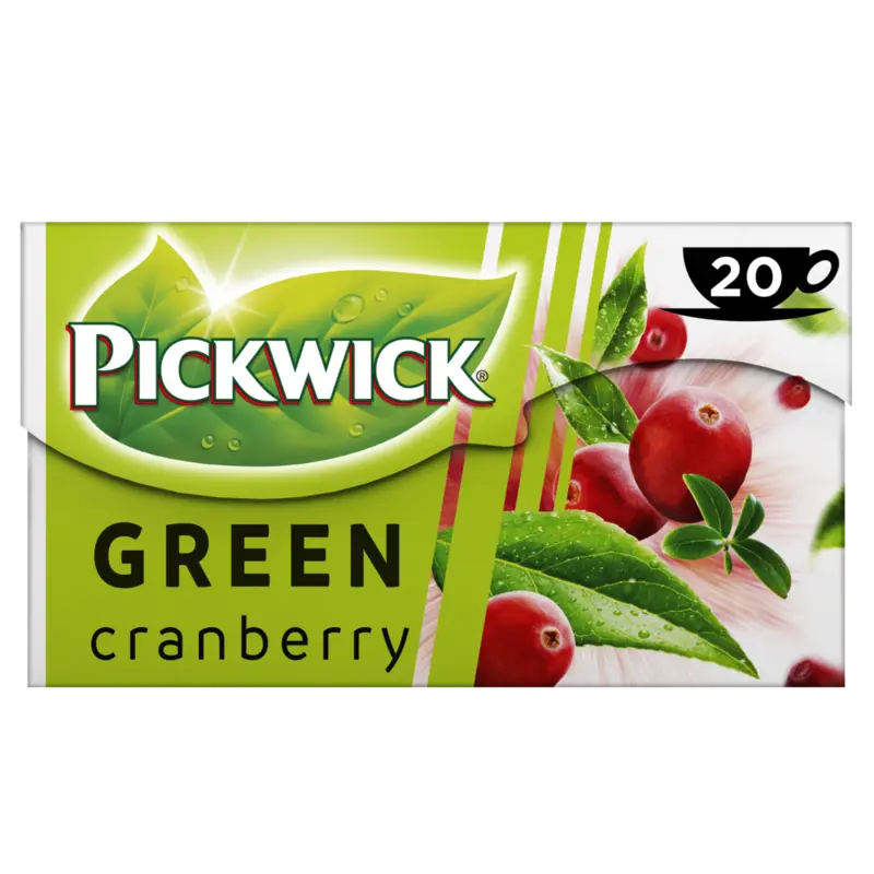 Pickwick Cranberry groene thee