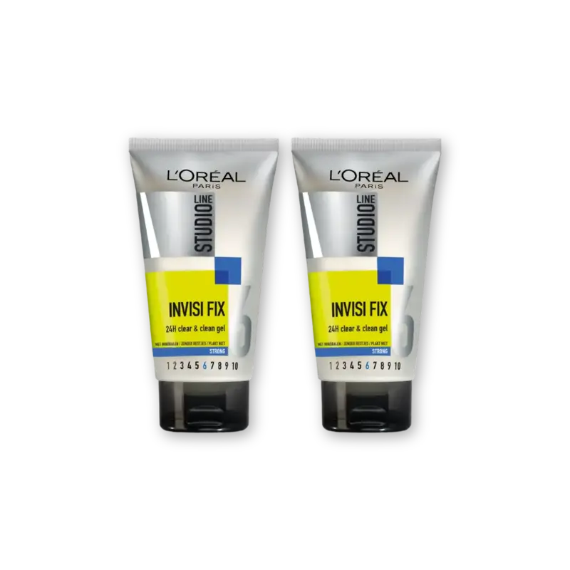 Studio Line Invisi Fix 24h clear & clean gel 2-pack
