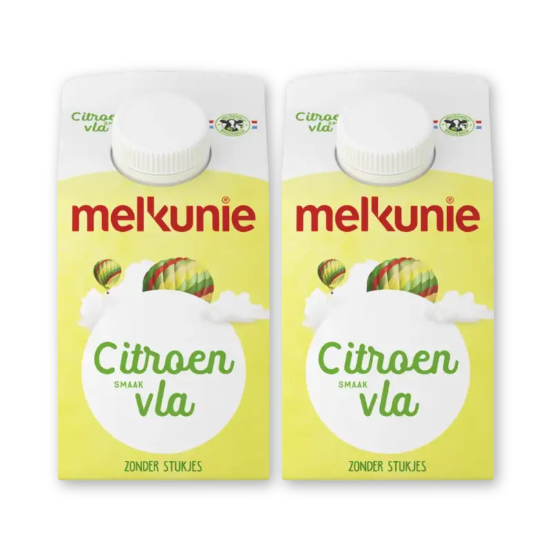 Melkunie Citroensmaak vla 2-pack