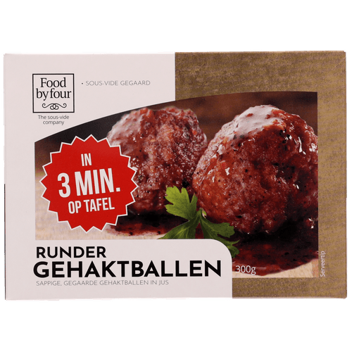 Food by four Gehaktballen gegaard