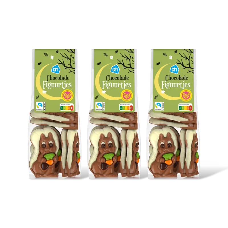 AH Chocoladefiguurtjes 3-pck