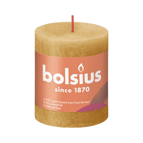 Bolsius Kaars rustiek honey comb