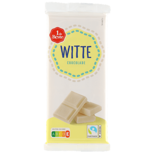 1 de Beste Chocoladereep wit