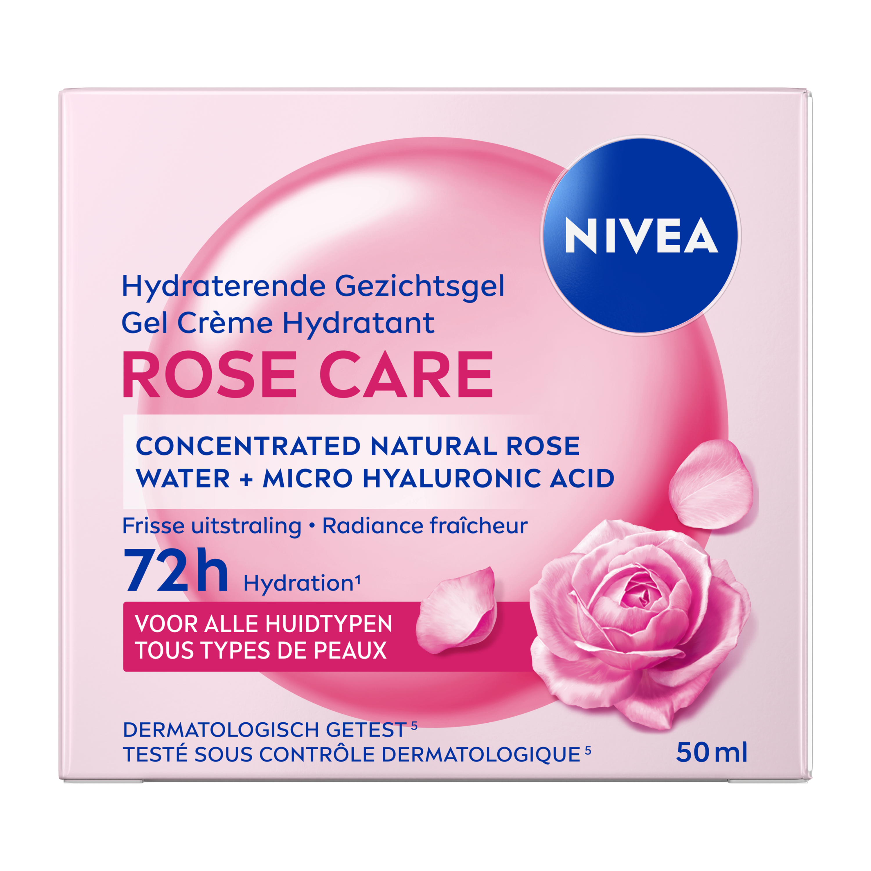 NIVEA Rose Care Hydraterende Gel Creme 50 ML