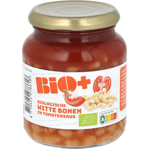 Bio+ Witte bonen in tomatensaus