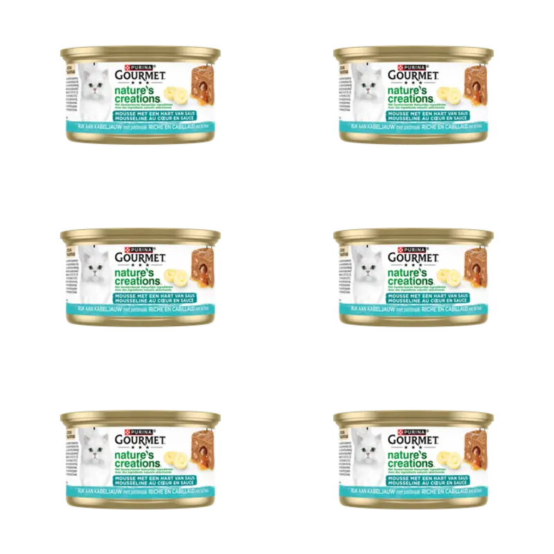 Gourmet Nature's creations kabeljauw 6-pack