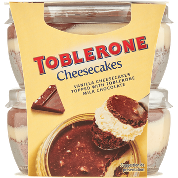 Toblerone Cheesecakes Toetje 2 x 85 g