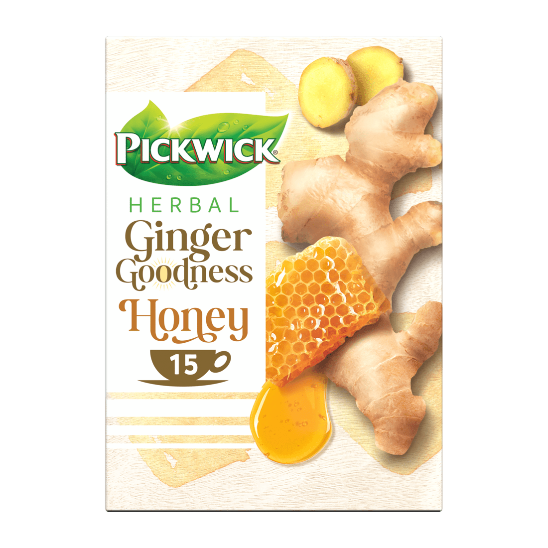 Pickwick Ginger goodness honey
