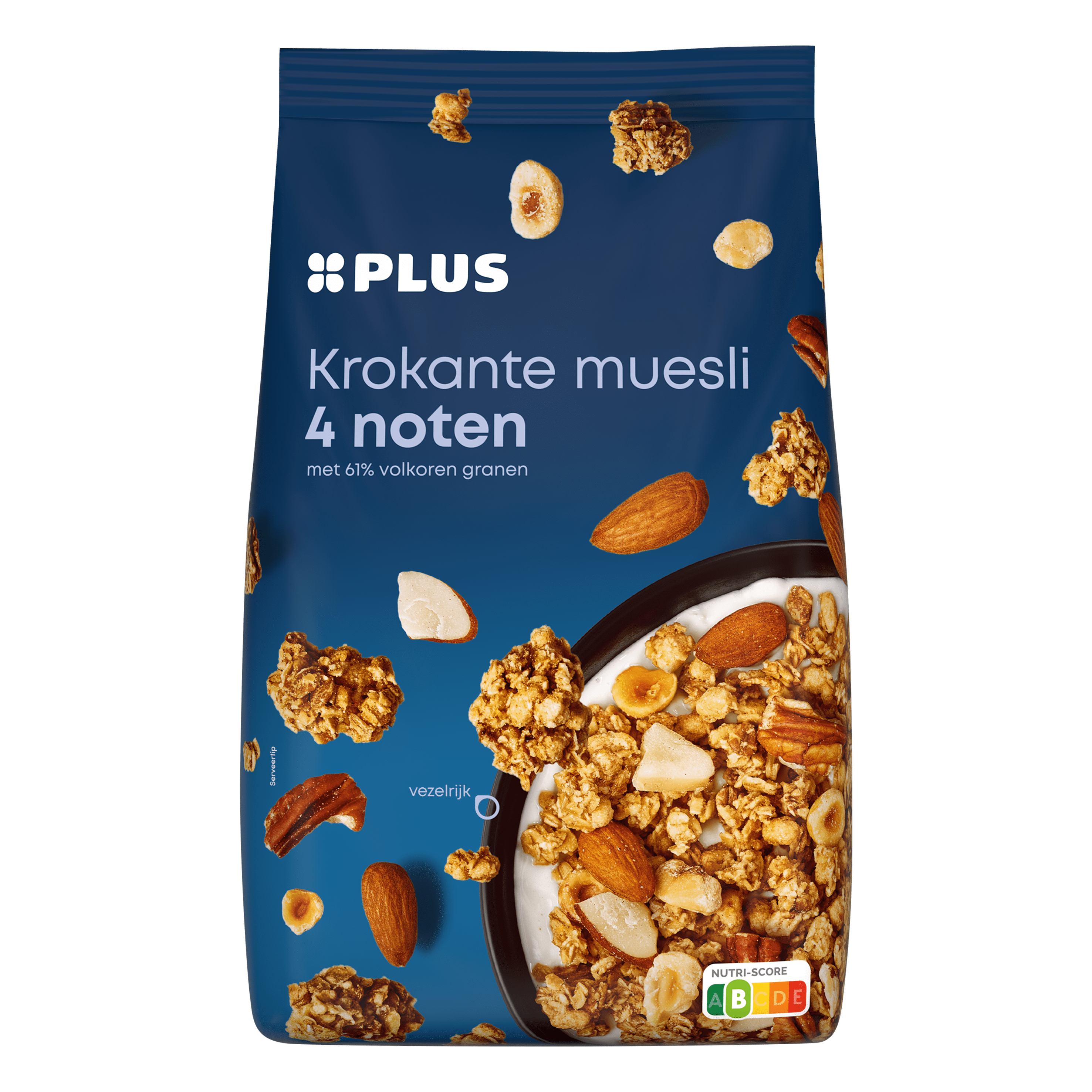 PLUS Krokante muesli 4 noten