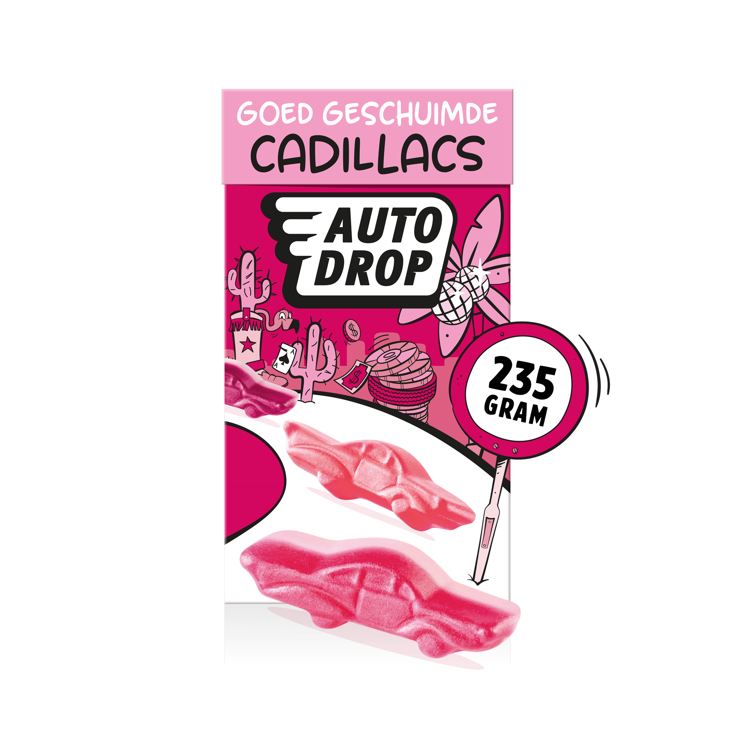 Autodrop Goed Geschuimde Cadillacs