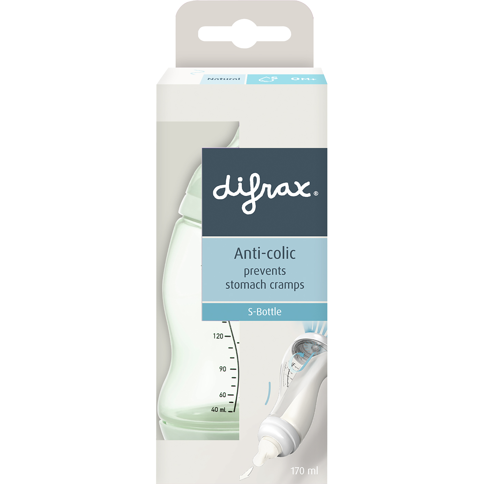 Difrax S-Fles Natural Pistachio 170 ML