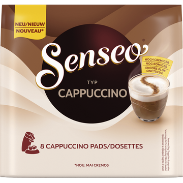 Senseo Cappuccino Koffiepads 8 Stuks 92 g