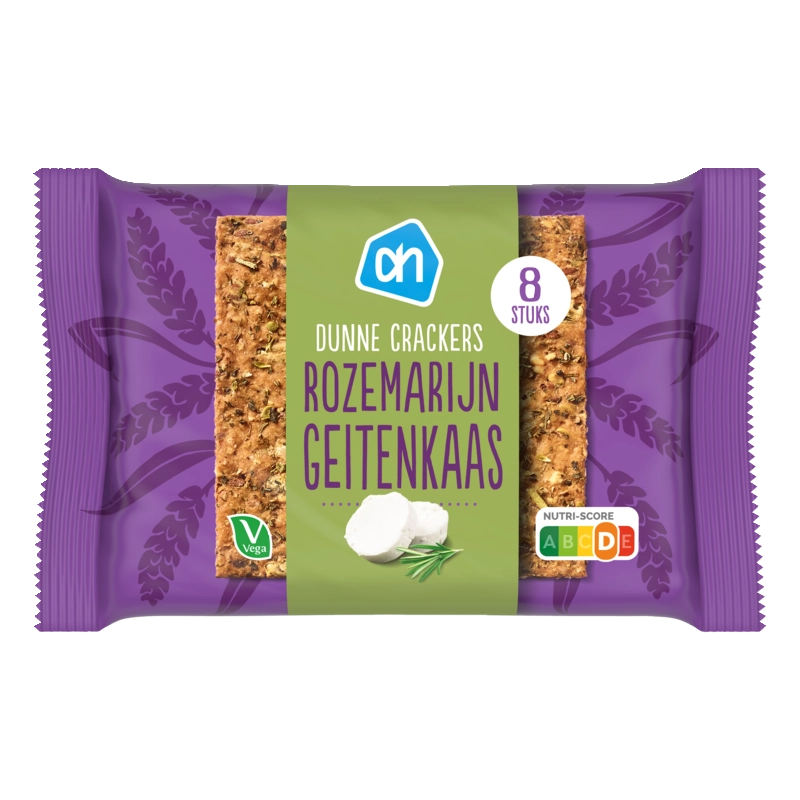 AH Dunne crackers rozemarijn geitenkaas