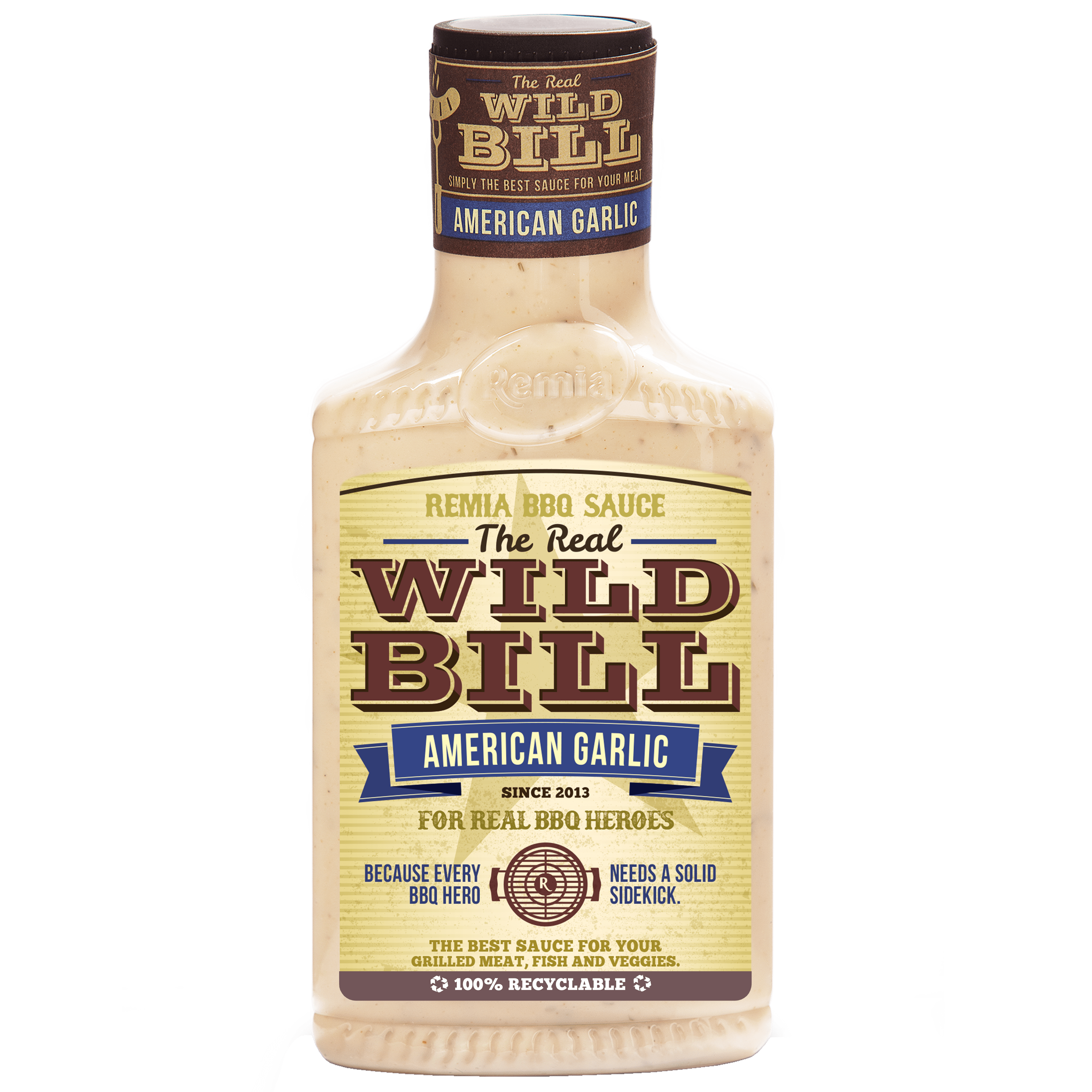 Remia American bbq smokey american garlic