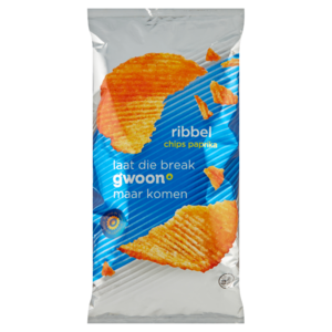 G'woon Ribbelchips Paprika