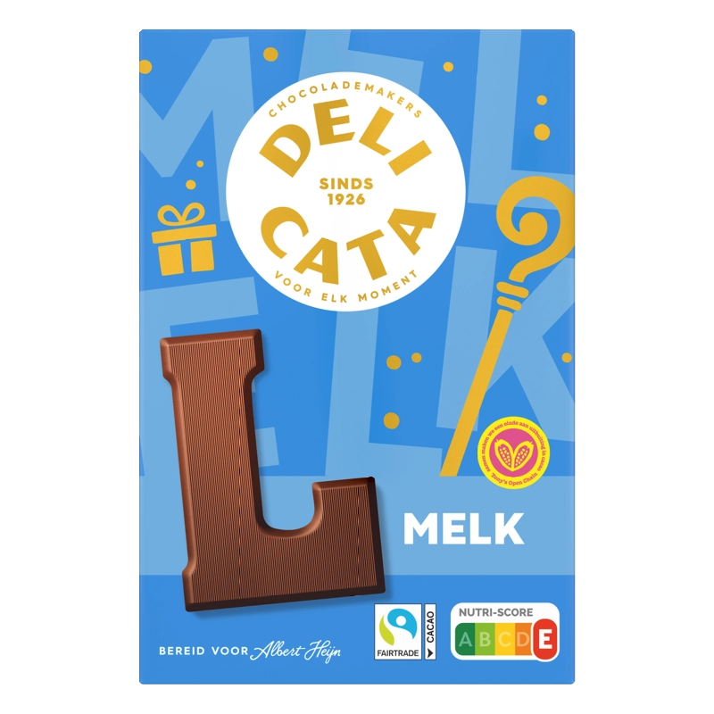 Delicata Chocoladeletter melk L