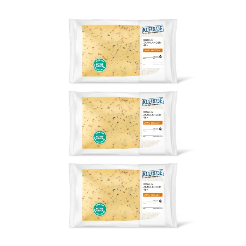 AH Zaanlander Jong belegen komijn 48+ plakken klei 3pk