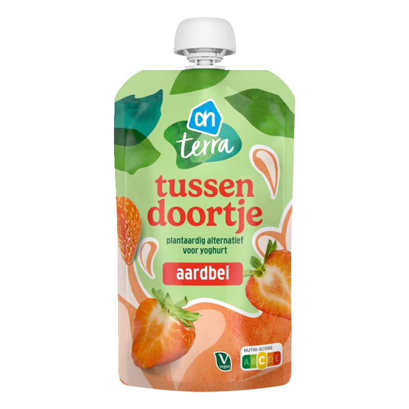 AH Terra Plantaardig tussendoortje aardbei