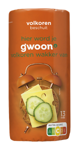 G'woon Beschuit Volkoren