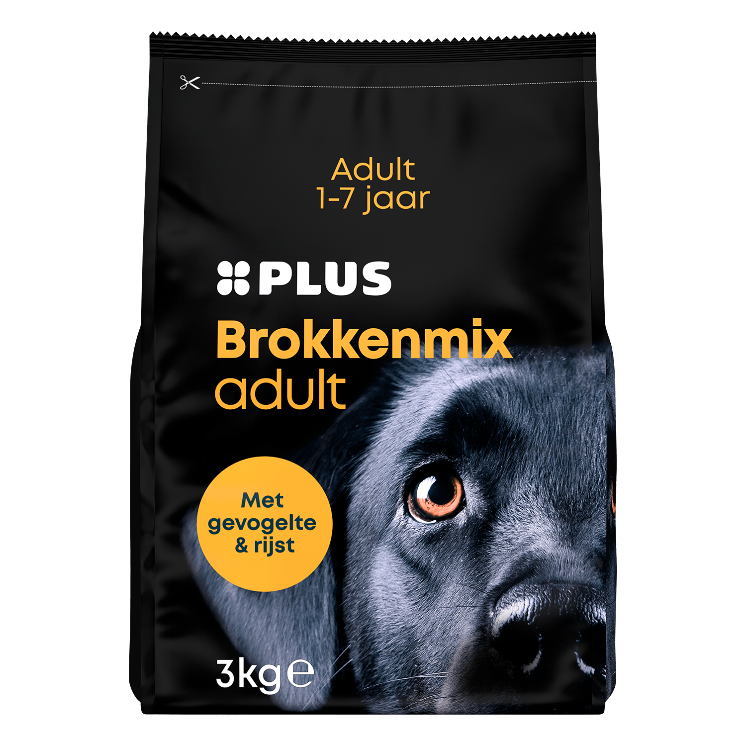 PLUS Brokkenmix adult gevogelte & rijst