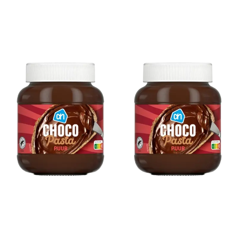 AH Chocoladepasta puur 2-pack