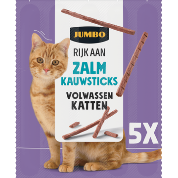 Jumbo Kauwsticks Zalm 5 Stuks
