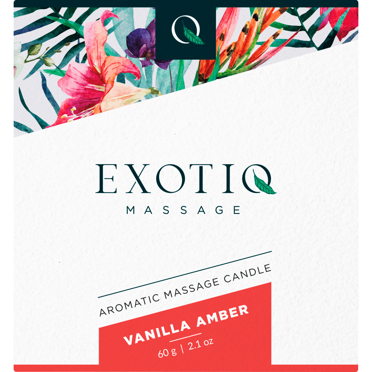 Exotiq Vanille Amber Massagekaars 60 gram