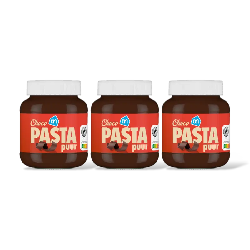 AH Chocoladepasta puur 3-pack