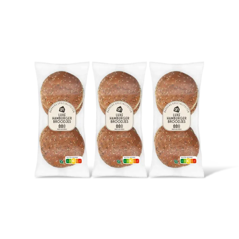 AH Luxe hamburger broodjes 3-pack