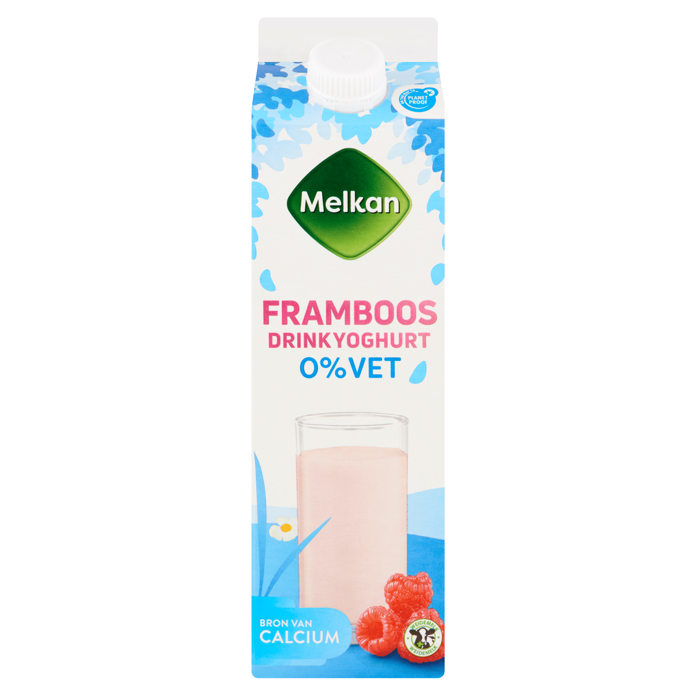 Melkan Drink 0% vet framboos