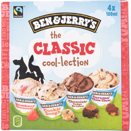 Ben & Jerry's Classic cool-lection 4 stuks