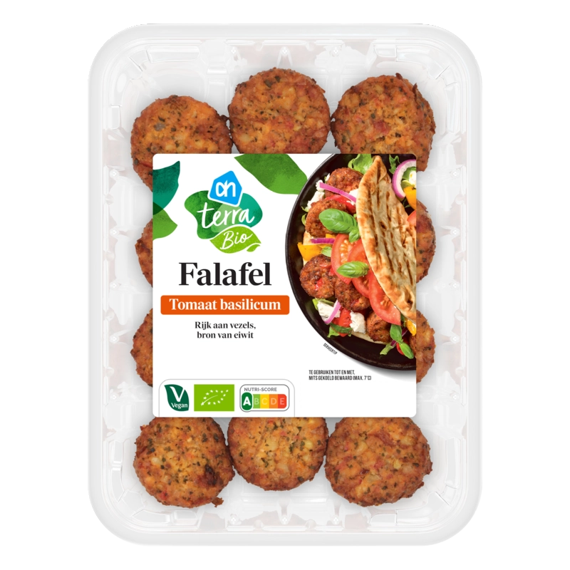 AH Terra Biologisch falafel tomaat basilicum