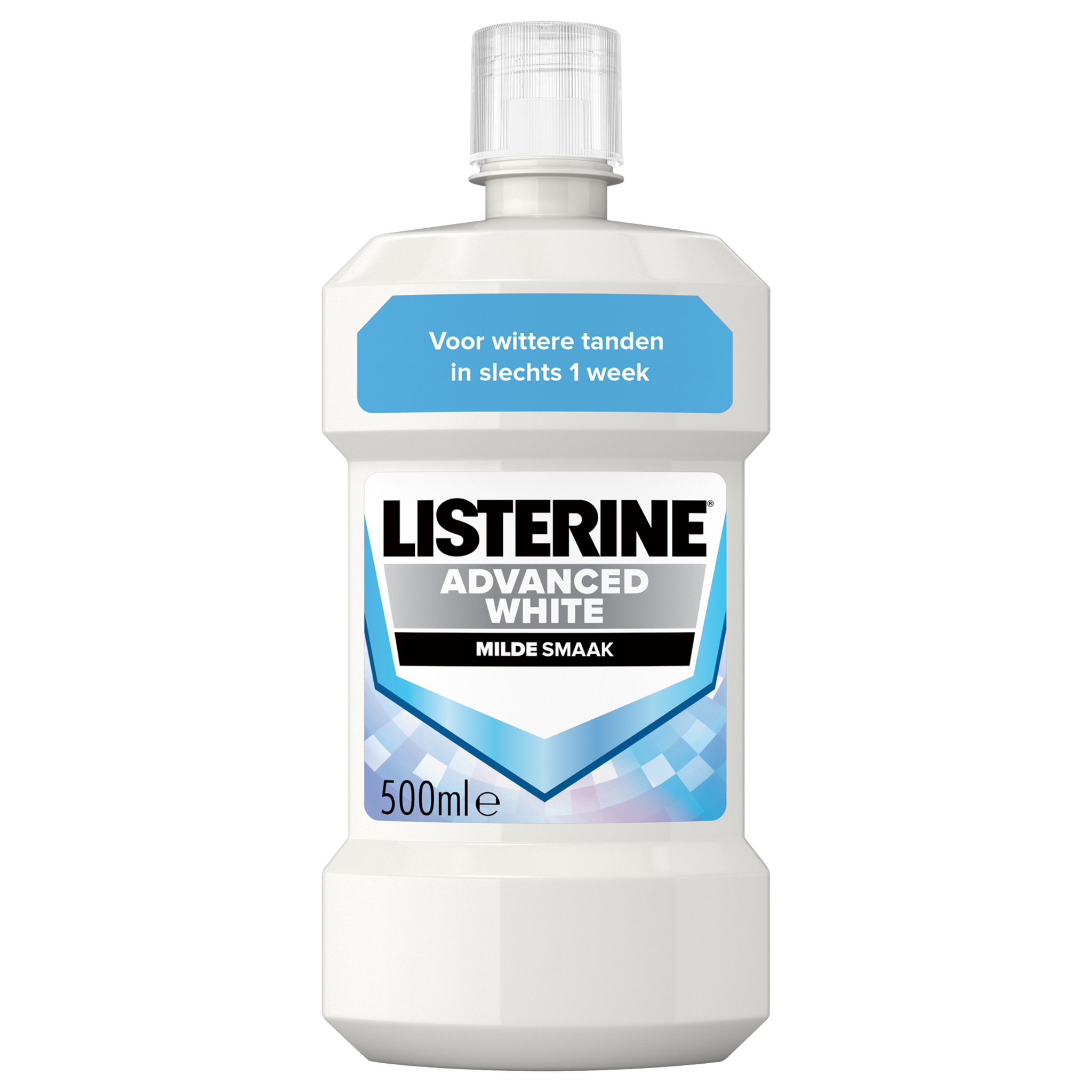 Listerine® Advanced White Milde Smaak Mondwater 500 ML