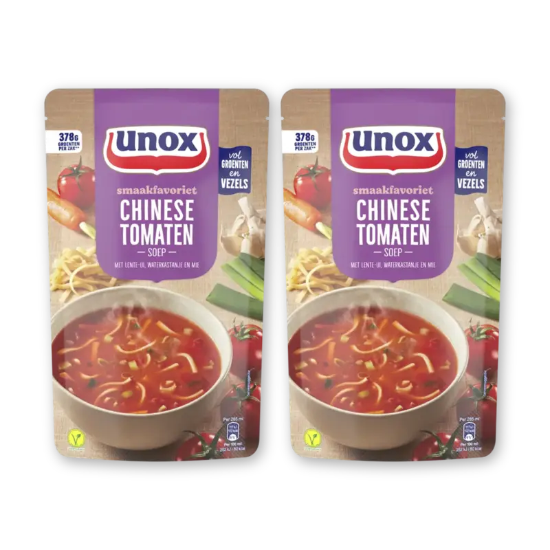 Unox Chinese tomatensoep 2-pack