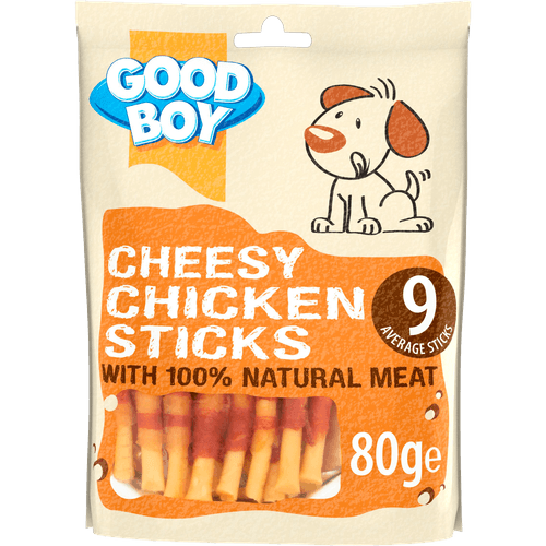 Good Boy Hondensnacks cheesy chicken sticks