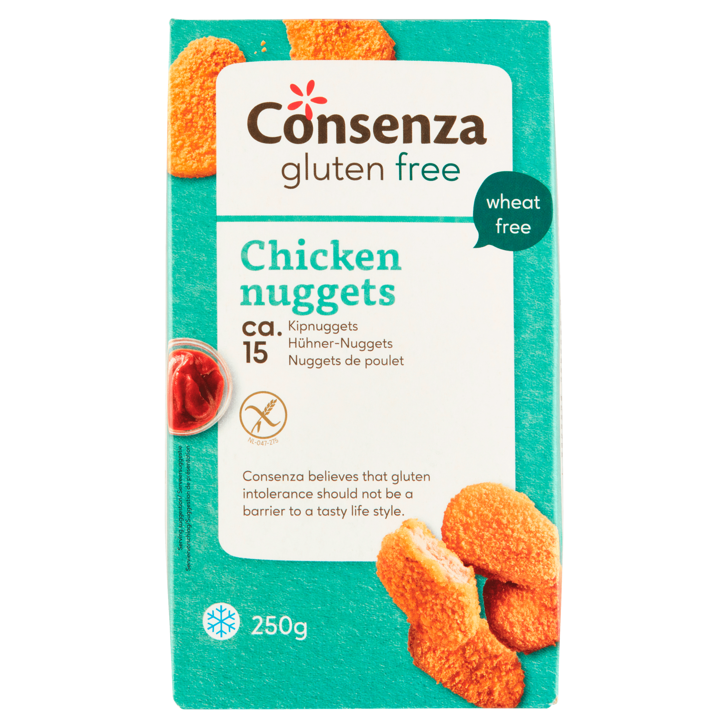 Consenza Glutenvrij Kipnuggets