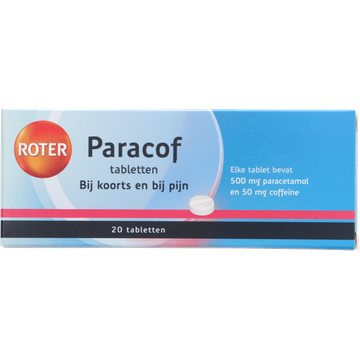 Roter Paracof tabletten 500/50 mg, 20 stuks
