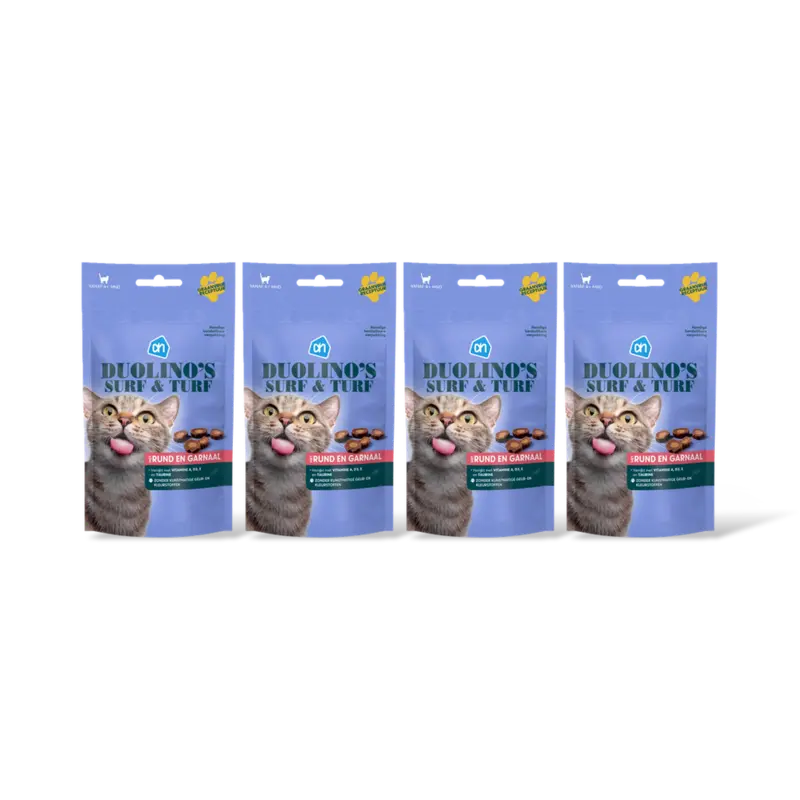 AH Duolino's surf/turf rund + garnaal 4pk
