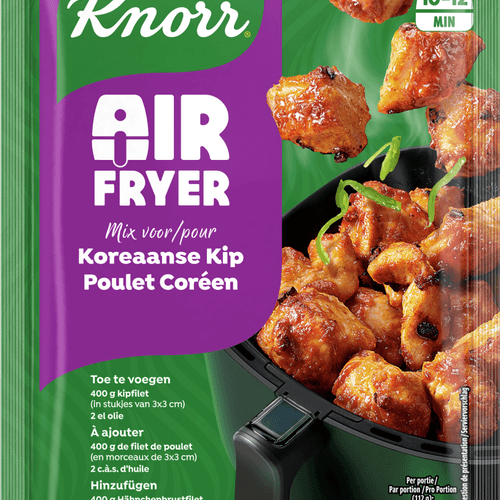 Knorr Kruidenmix airfryer koreaanse kip