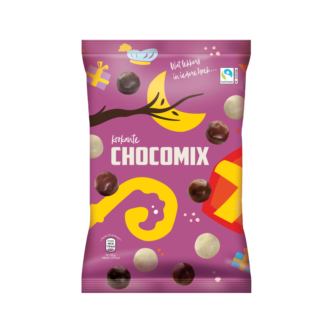 Krokante chocomix
