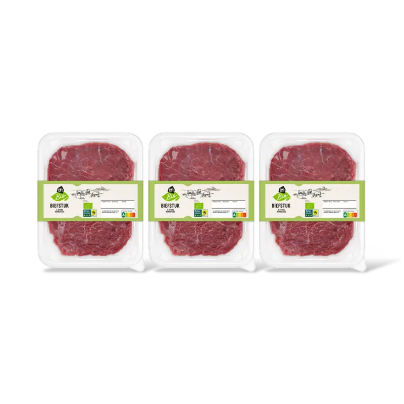 AH Biologisch Biefstuk 3-pack