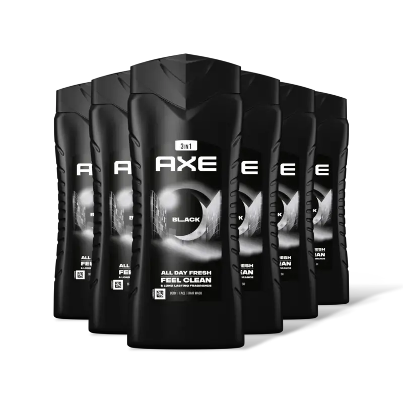 Axe Black showergel 6-pack